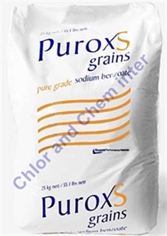 สารกันบูด (Sodium benzoate PUROX'S grain) ฮอลแลนด์ , อเมริกา ขนาดบรรจุ 25 กก.