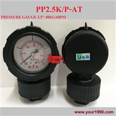PP Diaphragm Pressure Gauge