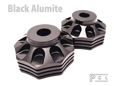 Black anodized aluminum