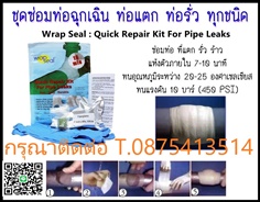 WRAP SEAL Quick Repair Kit for Pipe Leaks
