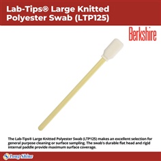 Lab-Tips Large Knitted Polyester Swab (LTP125)
