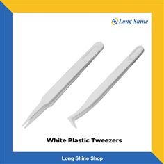 White Plastic Tweezers