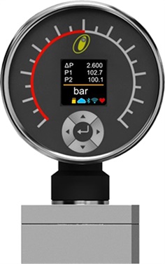Ogauge Differential Pressure Gauge with 4 Relays and Transmitter