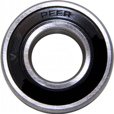 6001-2RLD PEER Bearing Radial/Deep Groove Ball Bearing - Round Bore, 12 mm ID, 28 mm OD, 8 mm Width, Two Contact Seals