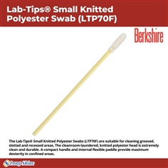 Lab-Tips Small Knitted Polyester Swab (LTP70F)