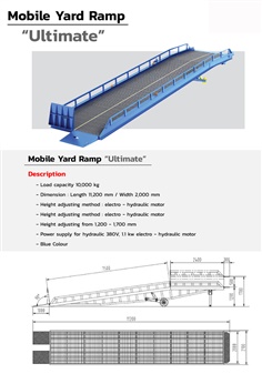 Mobile Yard Ramp (Capacity 10 ตัน)