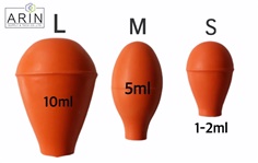 ลูกยางปิเปต ไซค์ M (กลาง) 1-5ml (Medium Pipette Bulb)