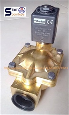 Parker P-VE7321BAV00-24DC Solenoid valve 2/2 size 1/2" ทองเหลือง NC Pressure 0.1-10 bar(kg/cm3) 150psi ไฟ 24VDC ใช้กับ แก๊ส จากอิตาลี ส่งฟรีทั่วประเทศ