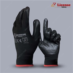 ถุงมือผ้าเคลือบโฟมไนไตร Nitrile Foam Coated Polyester Gloves
