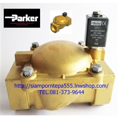 P-VE7321BEV00-24DC Parker Solenoid valve 2/2 size 1-1/4" Pressure 0.1-10 bar(kg/cm2) 150psi ไฟ24DC ใช้กับ น้ำ ลม น้ำมัน แก๊ส จากอิตาลี ส่งฟรี