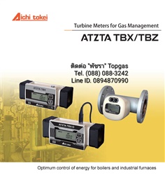 "AICHI TOKEI" Turbine Meter ATZTA TBX/TBZ TBX30, TBX100, TBX100F, TBX150F, (มิเตอร์แก๊ส)