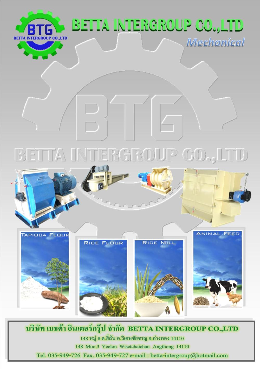 ฺBETTA INTERGROUP Co.,LTD, บริษัท เบธต้า อินเตอร์กรุ๊ป จำกัด