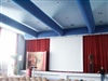 หอประชุม Auditorium vs ท่อลมแอร์ผ้า (Fabric air duct, Textile duct, Air Sox)