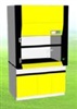 ตู้ดูดควัน Fume Hood Cupboard (สีเหลือง) ขนาด 1200 x 900 x 2350 mm