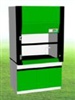 ตู้ดูดควัน Fume Hood Cupboard (สีเขียว) ขนาด 2000 x 900 x 2350 mm