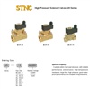 STNC- High Pressure Solenoid Valves  UH  Series 