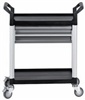 Workshop service trolley with 2 drawers