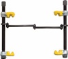 Coil spring compressor with safety latch and plastic coated hook