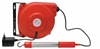 Cable reel with LEDMAX workshop inspection hand lamp S8