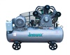 Air cooled piston type single stage oil-less air compressor