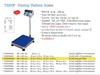 เครื่องชั่ง Tscale รุ่นเครื่องชั่ง T3200P Printing Platform Scales