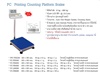 เครื่องชั่ง Tscale รุ่นเครื่องชั่ง PC Printing Counting Platform Scales