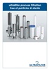 Sterile filter element and housings for compressed air systems