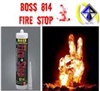 จำหน่ายปลีก-ส่งกาวยาแนวซิลิโคนกันไฟ BOSS 814 SILICONE FIRE STOPE (300 ml.)