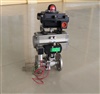 ANSI &JIS Flange Ball valve with pneumatic actuated & limited switch