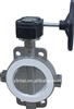 butterfly valve with teflon lining