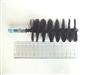 Pipe brushes with male thread steel wire