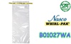ถุงเก็บตัวอย่างแบบปลอดเชื้อ รุ่น B01027WA ชนิด Standard (Sterile Sampling Bags : 42 oz. / 1242 ml.)