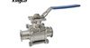 3PC 316 Clamped Ends Ball Valves 1000WOG 316 Ball Valve