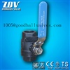 2pc forged ball valve with lock