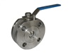 WCB, CF8M, RF Flange end clamp Wafer ball valve 
