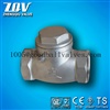 Threaded Swing Check Valve with Large Ports