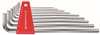 PB Swiss Tools หกเหลี่ยมชุด หัวตัด/ยาว PB 211H-10 (9 ตัว/ชุด)