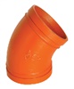 45 elbow grooved fitting