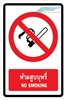 "No Smoking" PVC Sticker