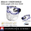 แว่นตานิรภัย ZOLA II + VISOR SHIELD