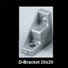ฉากยึด D-Bracket/ 20x20