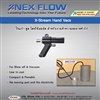 X-Stream Hand Vacs ปืนเป่า-ดูด ในอุปกรณ์เดียว โดยใช้ลมอัด สำหรับงานทำความสะอาดทั่วไป 