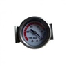 1.5inch-40mm black steel case back brass connection vacuum gauge with U-clamp