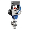 Pneumatic V Type Ball valve รหัสสินค้า DHBV-P-4
