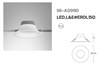 Down Light LED L&E# ERDL150