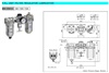 NISCON Filter, Regulator, Lubricator (F.R.L.) Unit BN-2501A Series