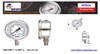 SKON ALL STAINLESS PRESSURE GAUGE 63 MM , BOTTOM CONNECTION