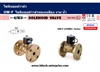 UNI-D  Solenoid valves , brass body with flange JIS10K  For Water  80 C
