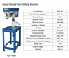 Redial Manual Feed Drilling Machine
