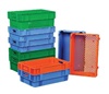 STACKING AND NESTING CONTAINERS Material: 100% Virgin PP